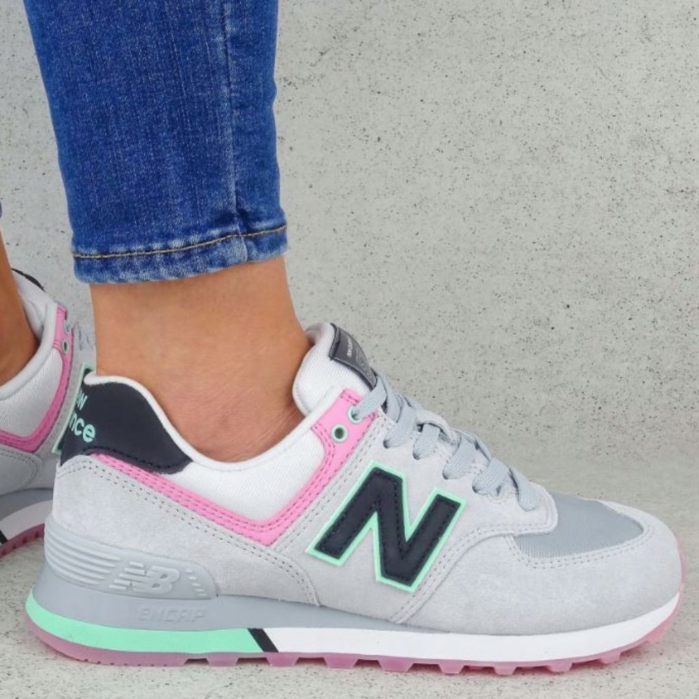New Balance 574 Sneakers Women's Shoes WL574SAT - Picture 5 of 16